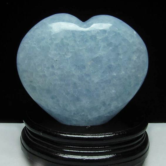 天然石】ブルーカルサイト ハートウィング 天然石】ブルーカルサイト