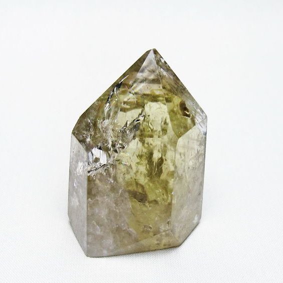 楽天市場】シトリン ポイント シトリンクォーツ 六角柱 虹入り 一点物