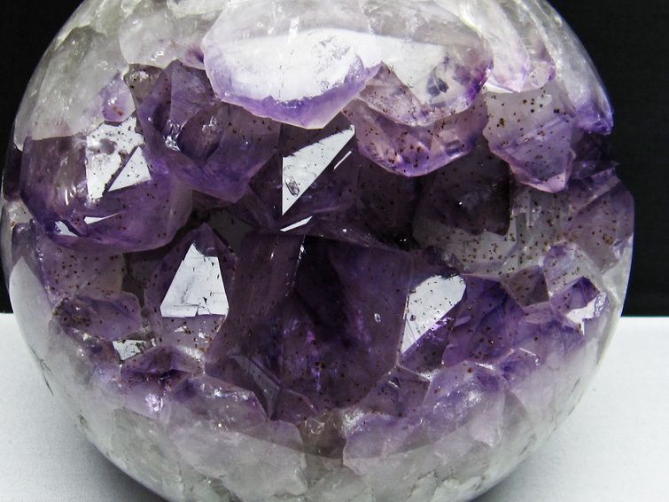 Aiページ☆最高品質 アメジスト スフィア 丸玉 70mm Aiページ☆最高