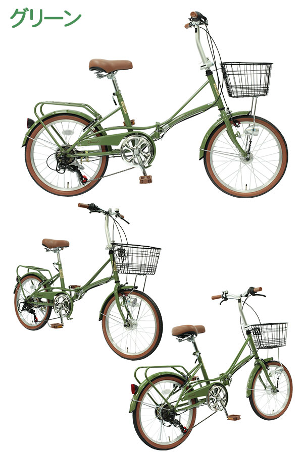 折りたたみ自転車 Topone モスグリーン TOPONE（トップワン