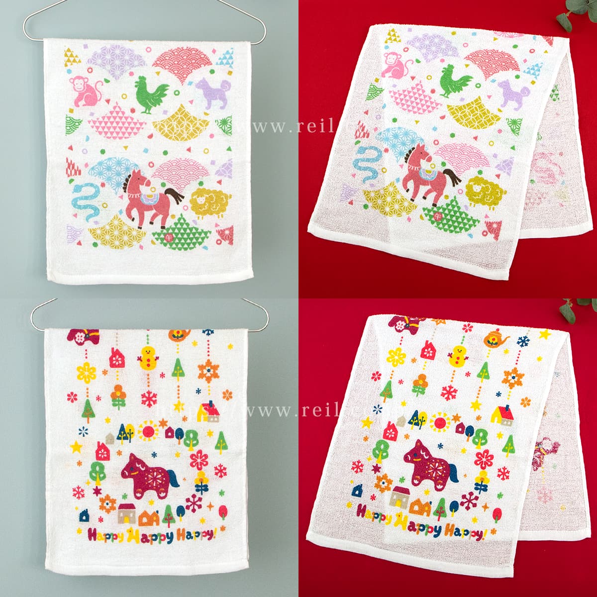 楽天市場】【100枚?399枚】 干支タオル お年賀タオル フェイスタオル