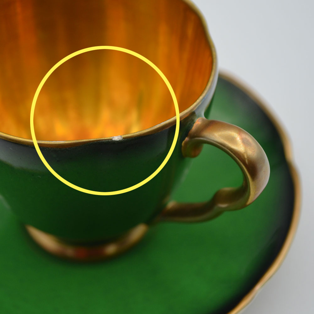 楽天市場】アンティーク デミタス カップ＆ソーサー Carlton Ware