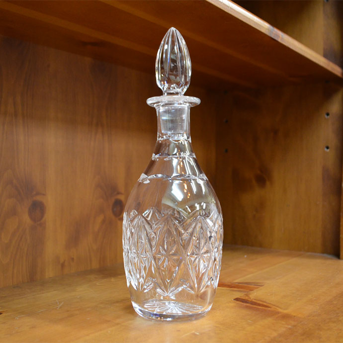 アンティーク切子デキャンタ明治末期から昭和初期