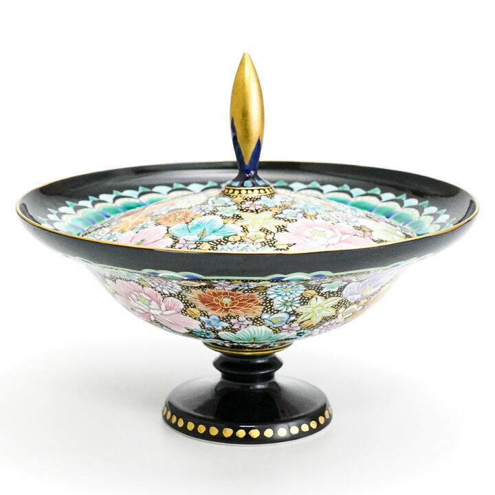 櫛高台の孔雀と花の模様の皿 櫛高台の孔雀と花の模様の皿 鍋島 染付