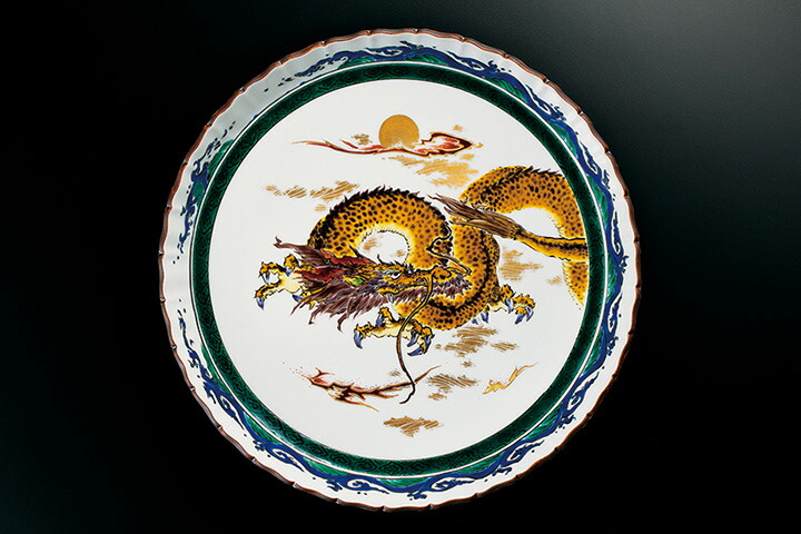 九谷焼章山/花詰10号【飾皿】 【公式通販】