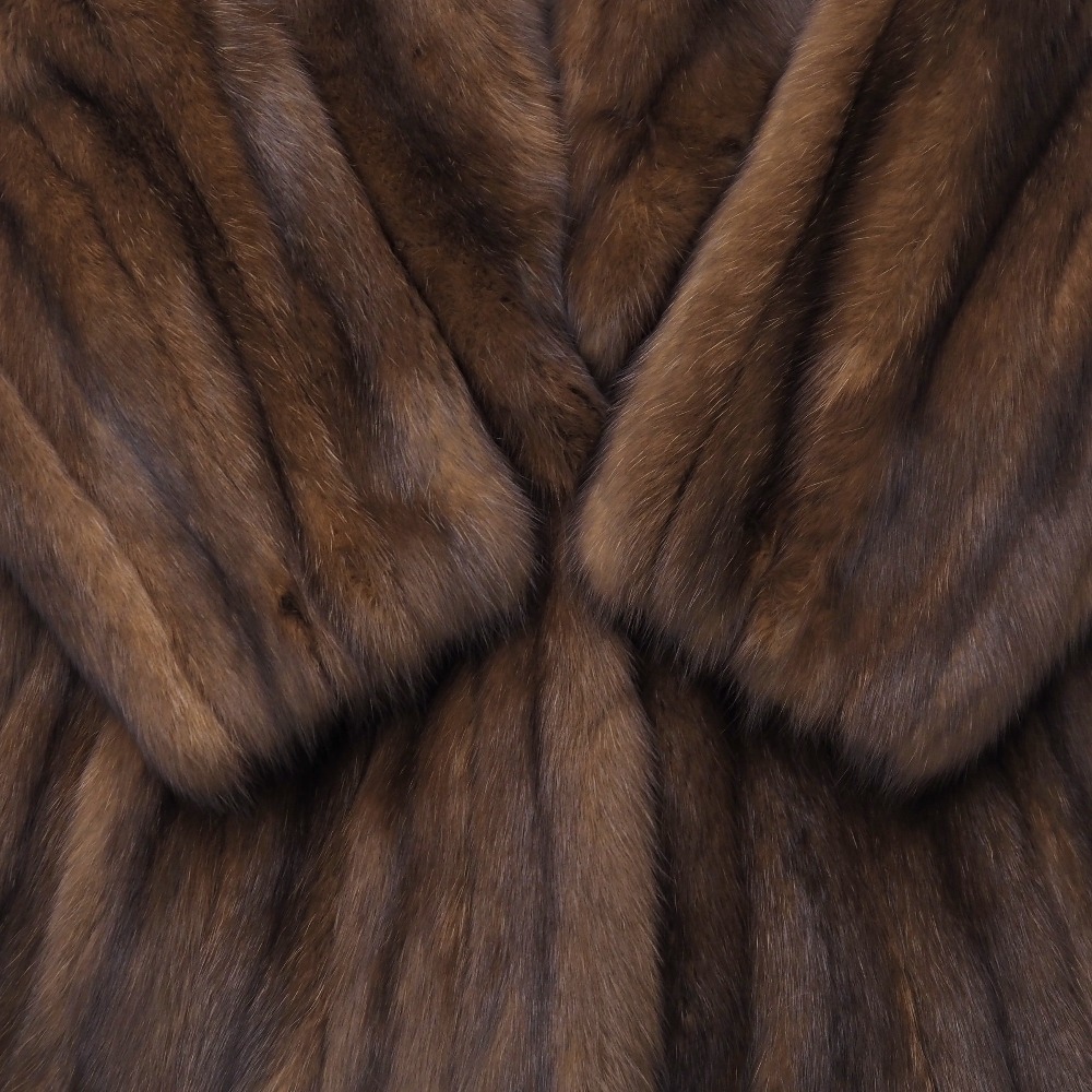 楽天市場】□美品□sable 毛皮 セーブル コート ロシアンセーブル