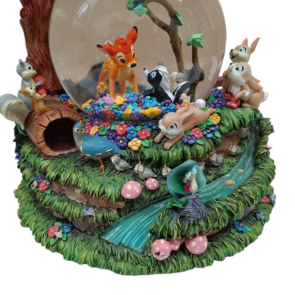 オルゴール付スノードーム バンビ Bambi Disney ディズニー50周年