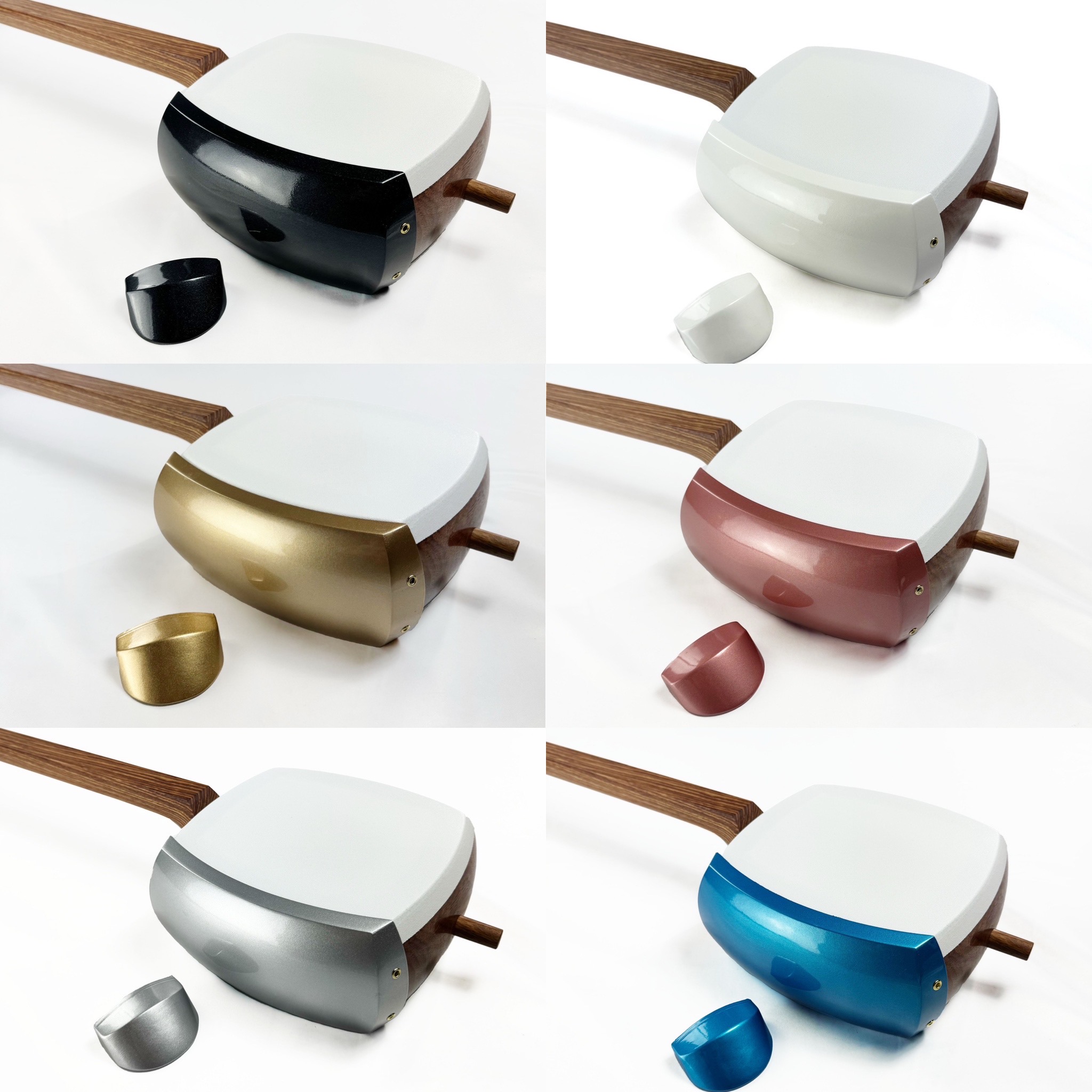 楽天市場】津軽三味線用【 胴掛・天神セット メタリック 無地 (紐付