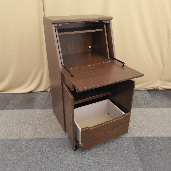 松本民芸家具 ライティングビューロー ミズメザクラ無垢材 デスク