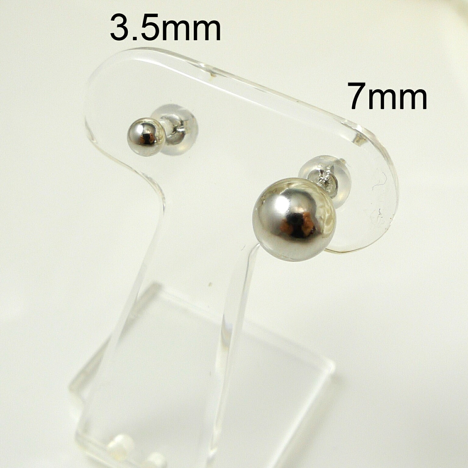 楽天市場】【レビューキャンペーン対象】プラチナ 丸玉 ピアス 片耳