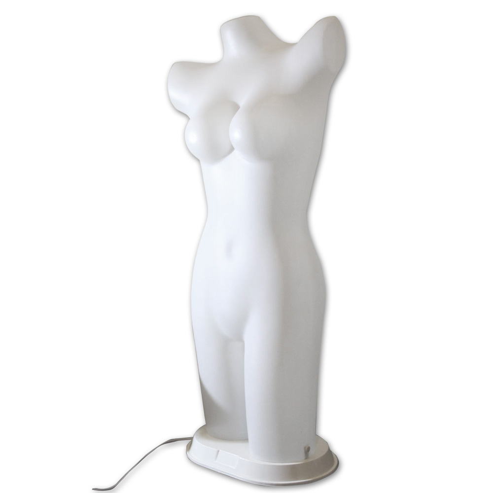 楽天市場】LED 電飾 光る マネキン トルソー 女性でも持ち運びやすい