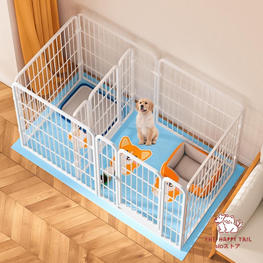 楽天市場】ペットサークル ペットフェンス 大型犬用 小型犬 中型犬用