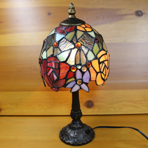 楽天市場】ステンドグラスランプ優雅な薔薇 （タイニーキャンディ Tiny