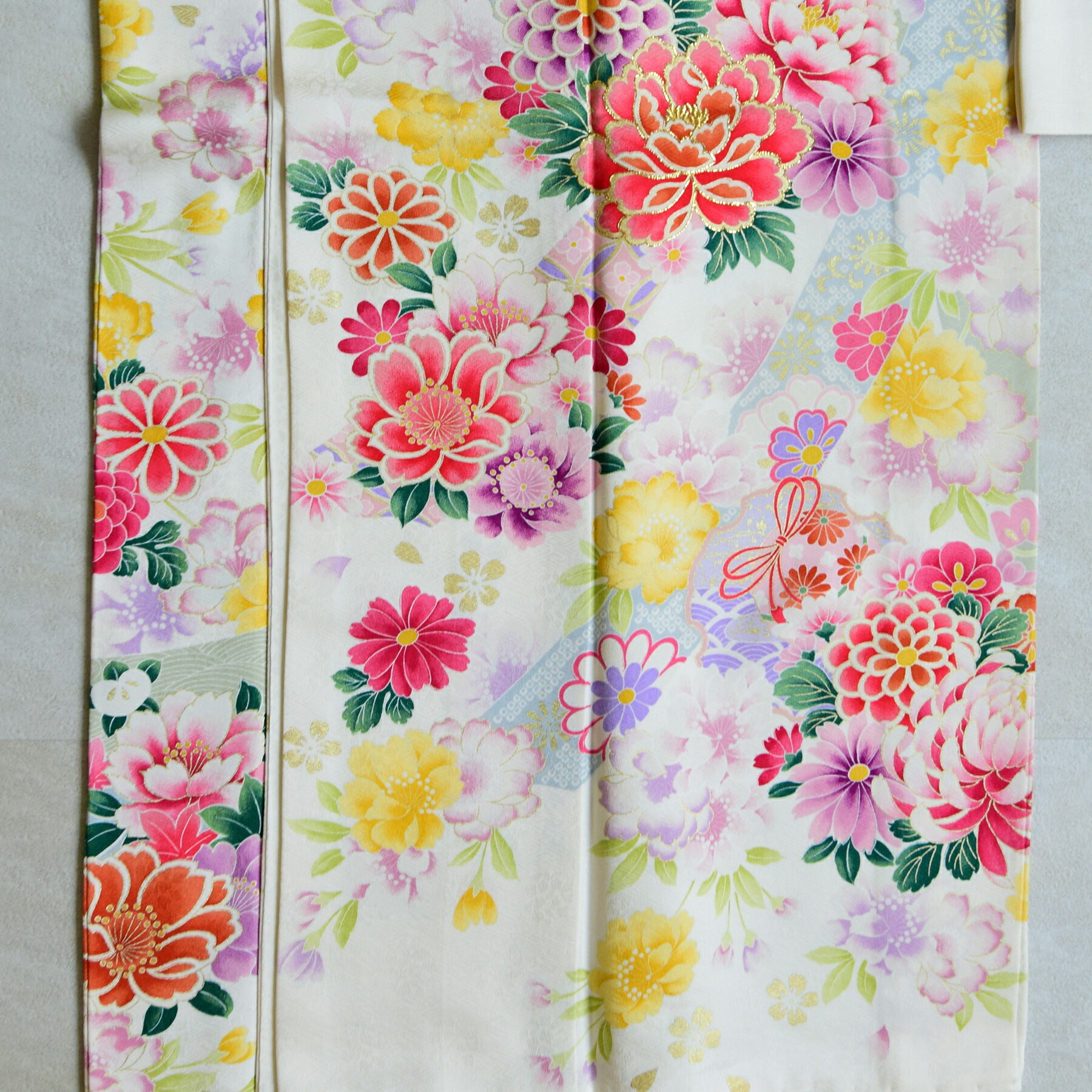 楽天市場】【レンタル】【振袖 正絹着物+正絹袋帯 21点セット 絵羽