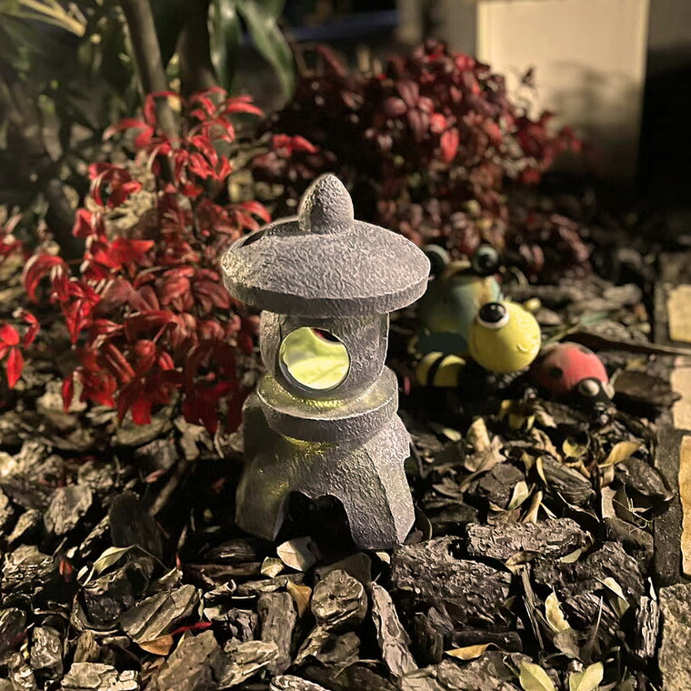 面影灯籠 真壁石燈籠 石灯篭 御影石 真壁石 庭石 石像 石造 石彫 彫刻