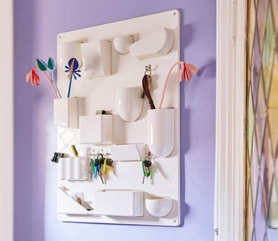 木製 カセットテープ ラック 壁掛け 収納 ミッドセンチュリー モダン