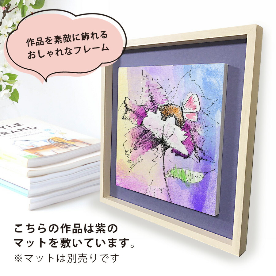 楽天市場】額縁 ボックスフレーム A2 420×594 お花 立体額 UV