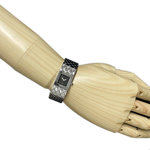 楽天市場】シャネル マトラッセ レディース 腕時計 クォーツ SS 黒文字