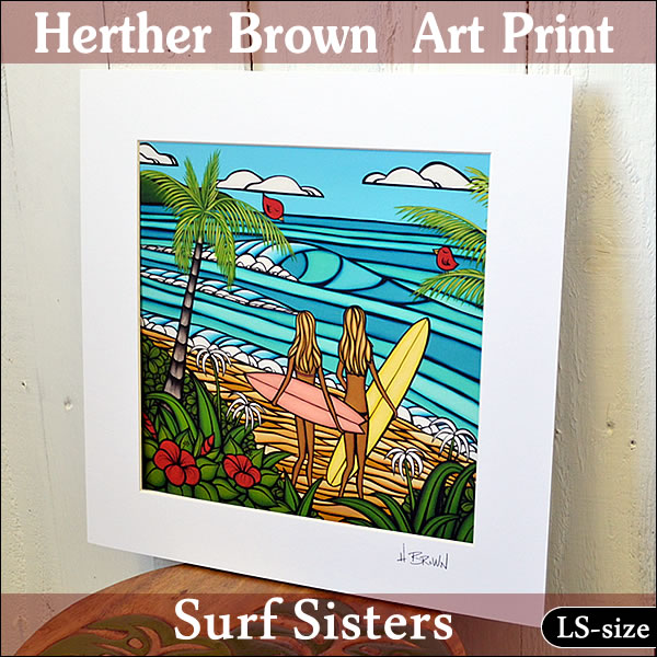 楽天市場】【ヘザーブラウン】【Heather Brown】ART PRINT LS SURF
