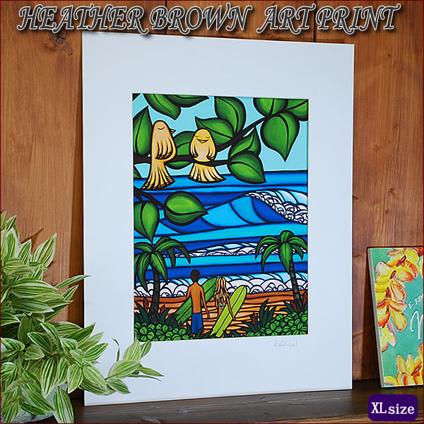 楽天市場】【ヘザーブラウン】【Heather Brown】ART PRINT XL KU'UIPO