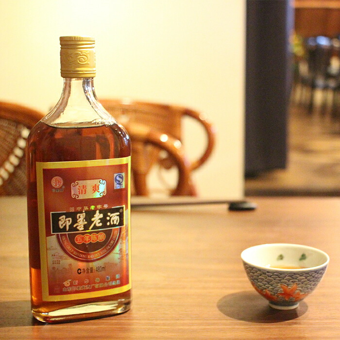 楽天市場】即墨老酒（ジーモー）5年 清爽型 480ml 11.5度 紹興酒 老酒