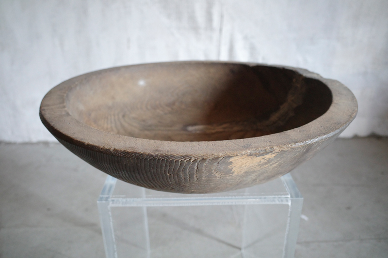 アンティーク雑貨 古民具・骨董 古い木製こね鉢 | ラフジュ工房 こね鉢