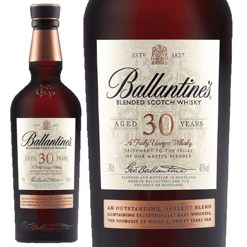 楽天市場】バランタイン 30年/Ballantine's 30 Years Old 1本/ビン・瓶
