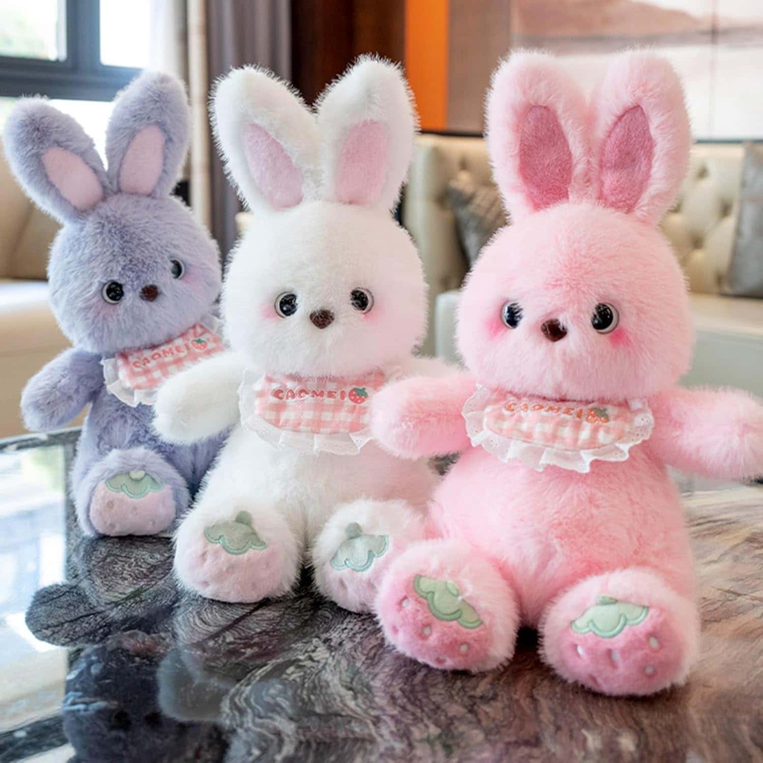 いちごうさぎちゃん ぬいぐるみ 兎 テディベア 部屋飾り ロリィタ バニー