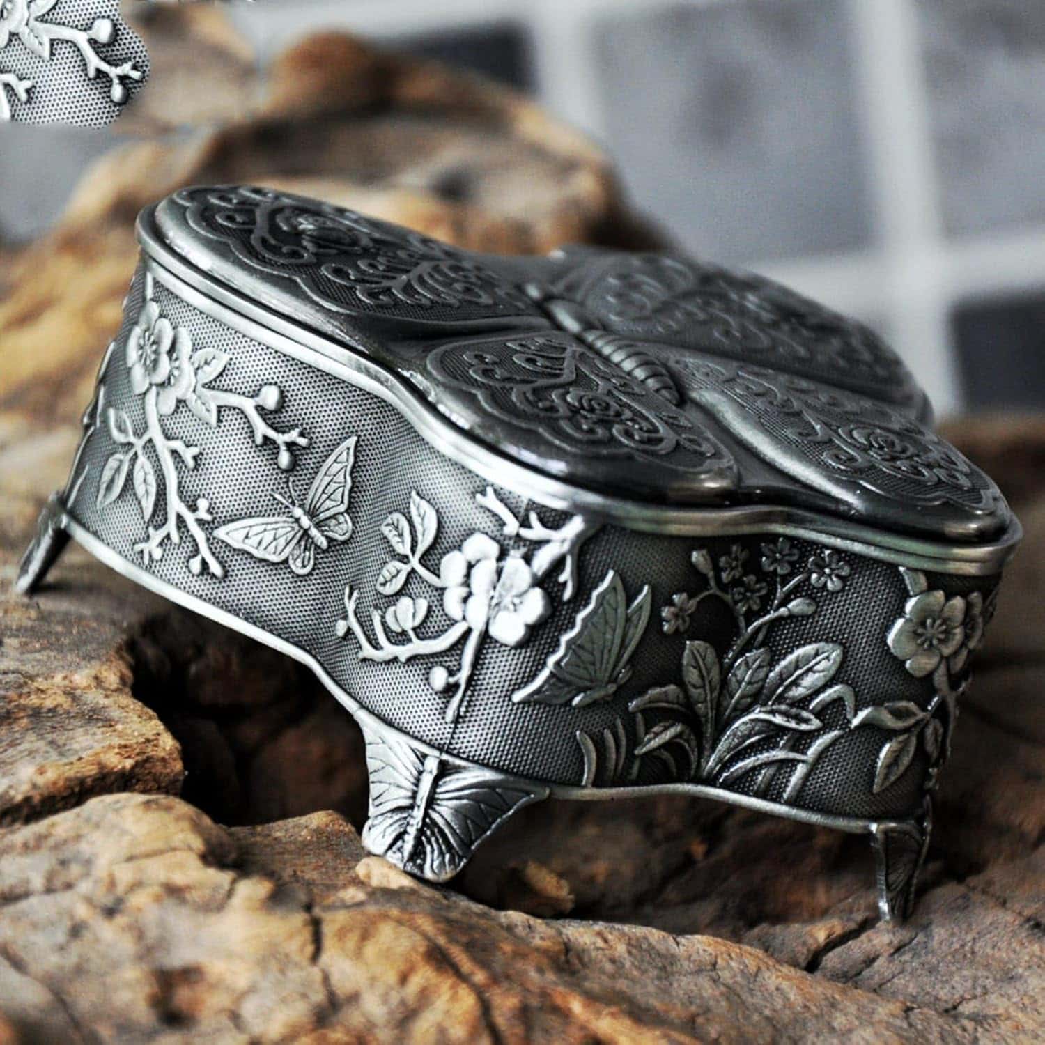 楽天市場】アンティークジュエリーボックス 小物入れ インテリア 置物