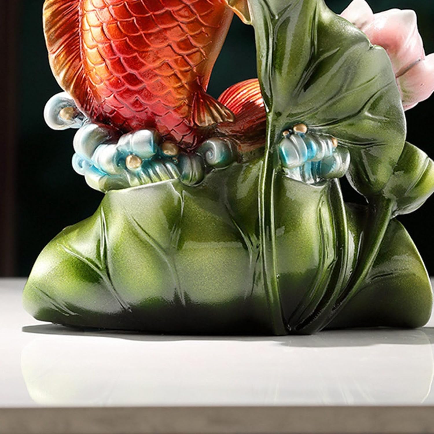 昭和レトロ 24KGP 金メッキ 松庵 鯉 昇鯉 縁起物 開運 福寿 額縁