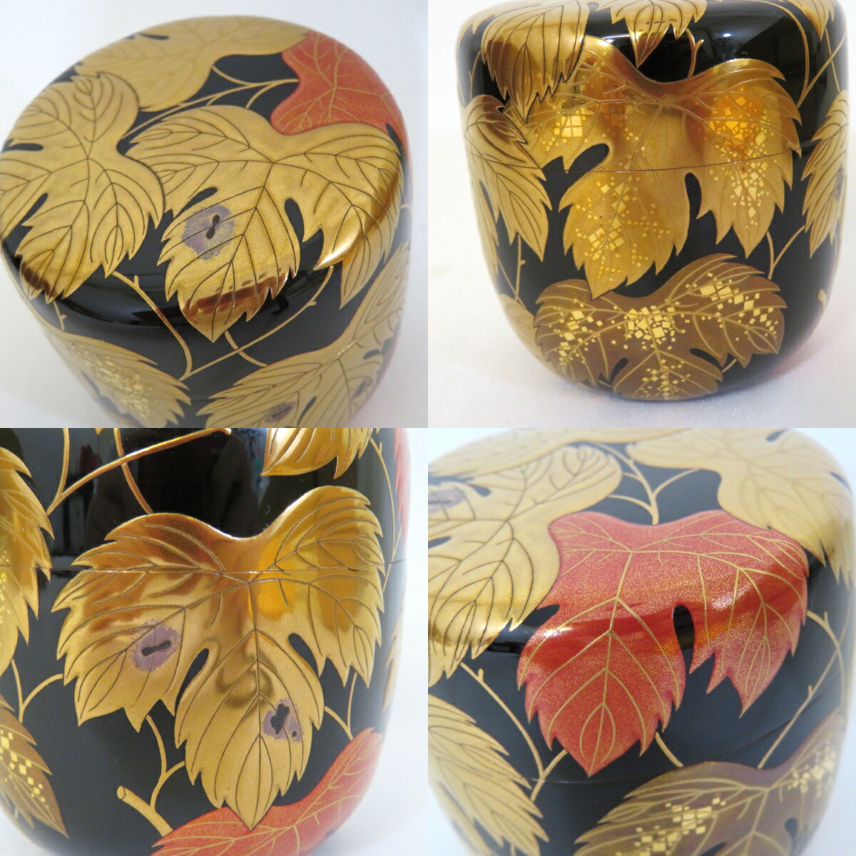 茶道具 漆塗 古竹 棗 時代箱付 V 9822 棗・茶入 | 3hige antique