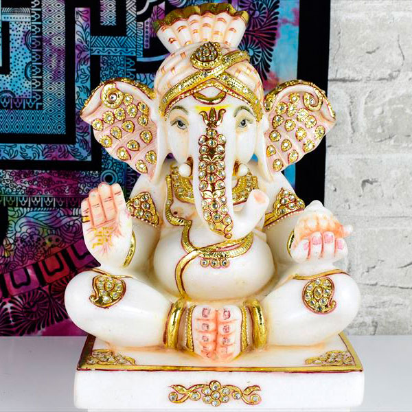 楽天市場】ガネーシャ 置物 ◇豪華絢爛・特級品◇最高級エクストラ