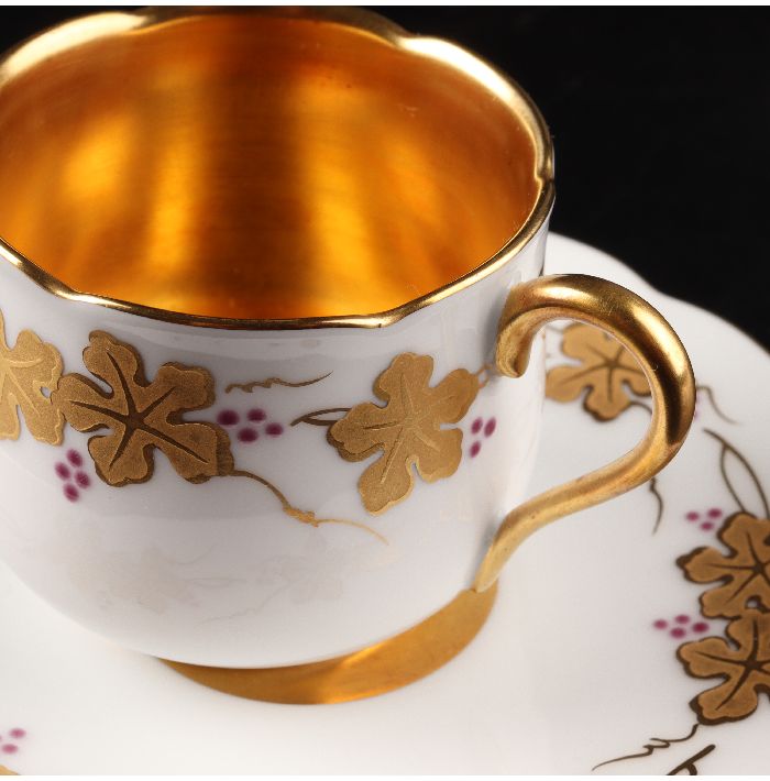 楽天市場】大倉陶園 金蝕葡萄カップ＆ソーサ 17/R-19 : uraart