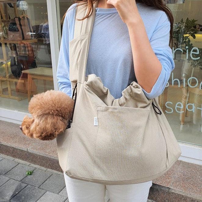 楽天市場】※予約販売【DOUBLE COMMA】 犬 キャリーバッグ お散歩バッグ