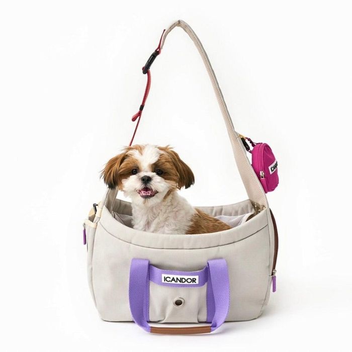 楽天市場】※予約販売【iCANDOR】PEEK-A-BOO BAG（Plum Gray）iCANDOR