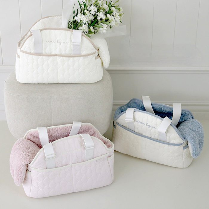 楽天市場】※予約販売【near by us】fluffy bongbong bag（powder pink