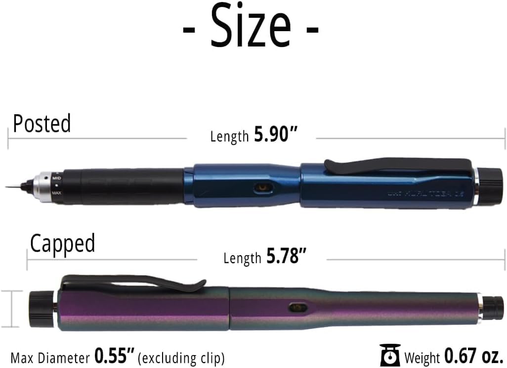 楽天市場】三菱鉛筆 KURUTOGA DIVE クルトガダイブ オーロラパープル : URC