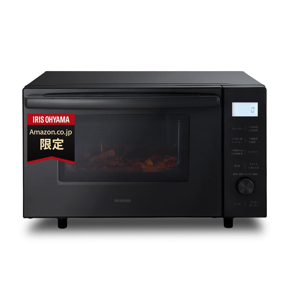 2024年製 アイリスオーヤマ 電子レンジ ブラック IRIS OHYAMA レンジ