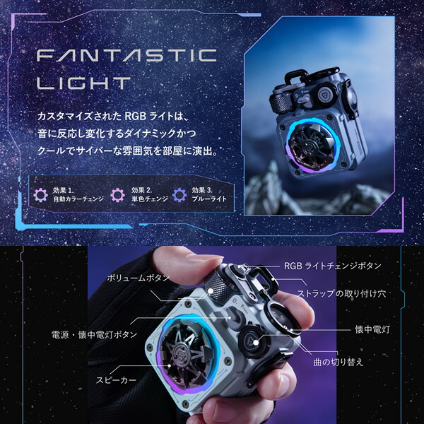 楽天市場】Bluetooth スピーカー Cyber Cube Premium ホワイト MUZEN