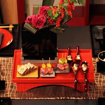 楽天市場】脚付膳 漆器 紀州漆器 お膳 一人膳 飾り台 花台 赤 洗朱