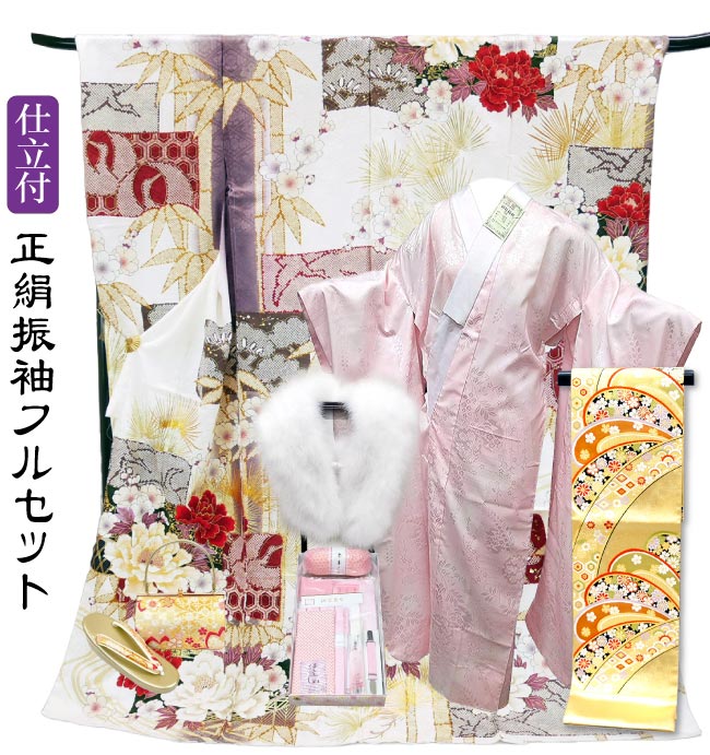 楽天市場】【セール】286.000円→264.000円 仕立付き 正絹振袖 フル