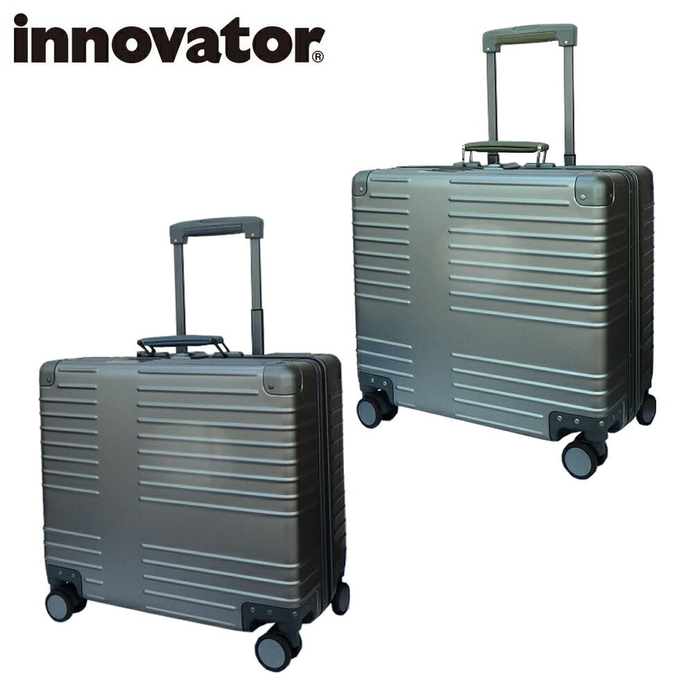 イノベーター キャリーケース アルミ シルバー 42L TSA 楽天市場