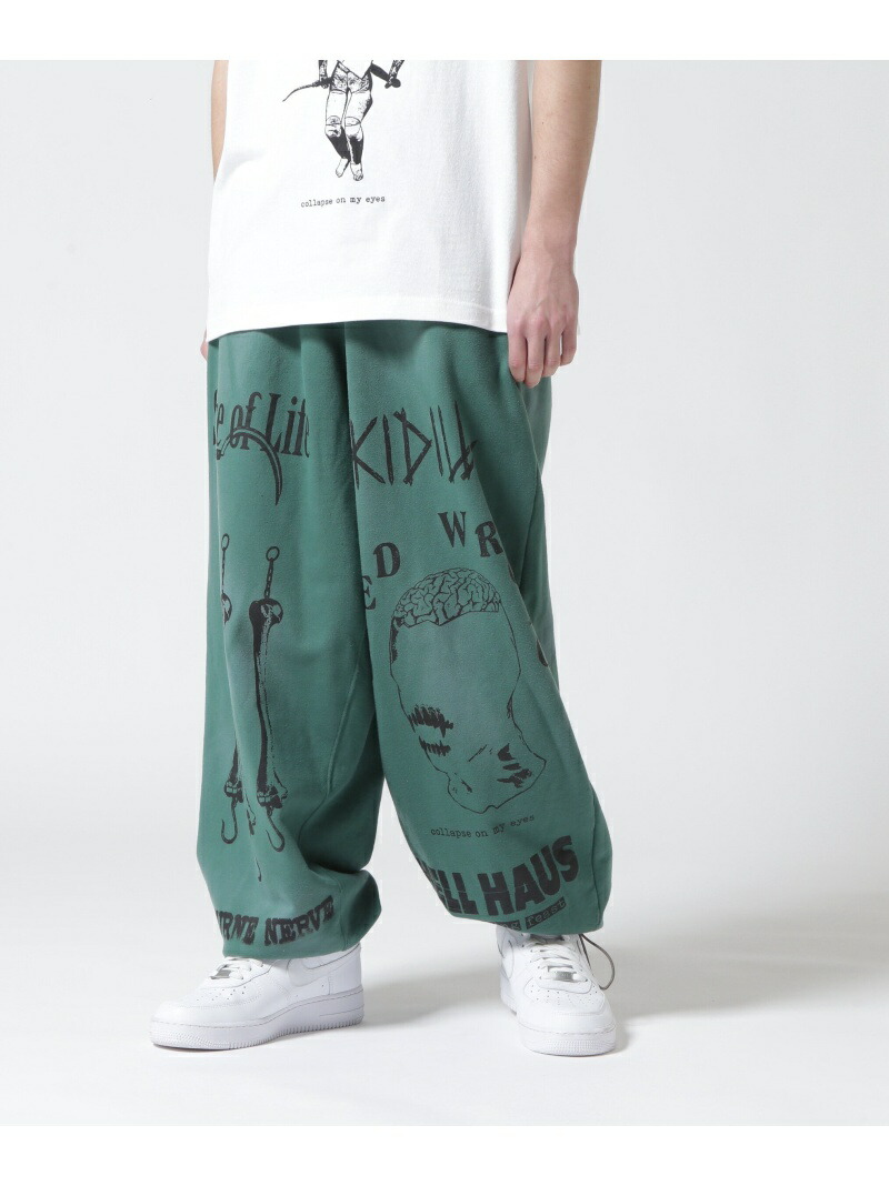 楽天市場】KIDILL/キディル/DISTRESSED FABRIC バギースウェットパンツ