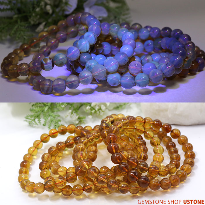 楽天市場】アンバー ブレスレット ミャンマー産 琥珀 バーマイト