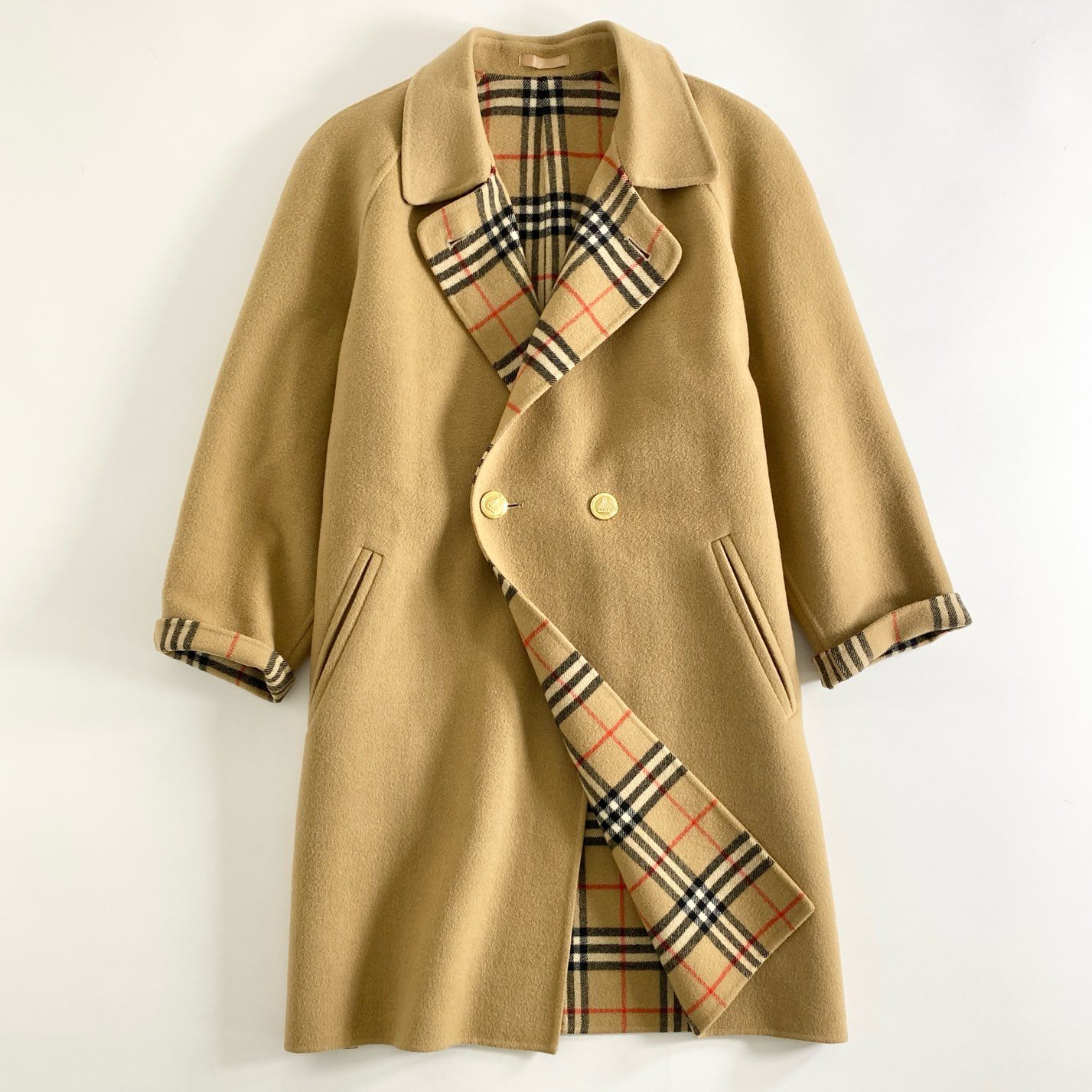 BURBERRY バーバリー チェスターコート ダブル カシミヤ ノバチェック