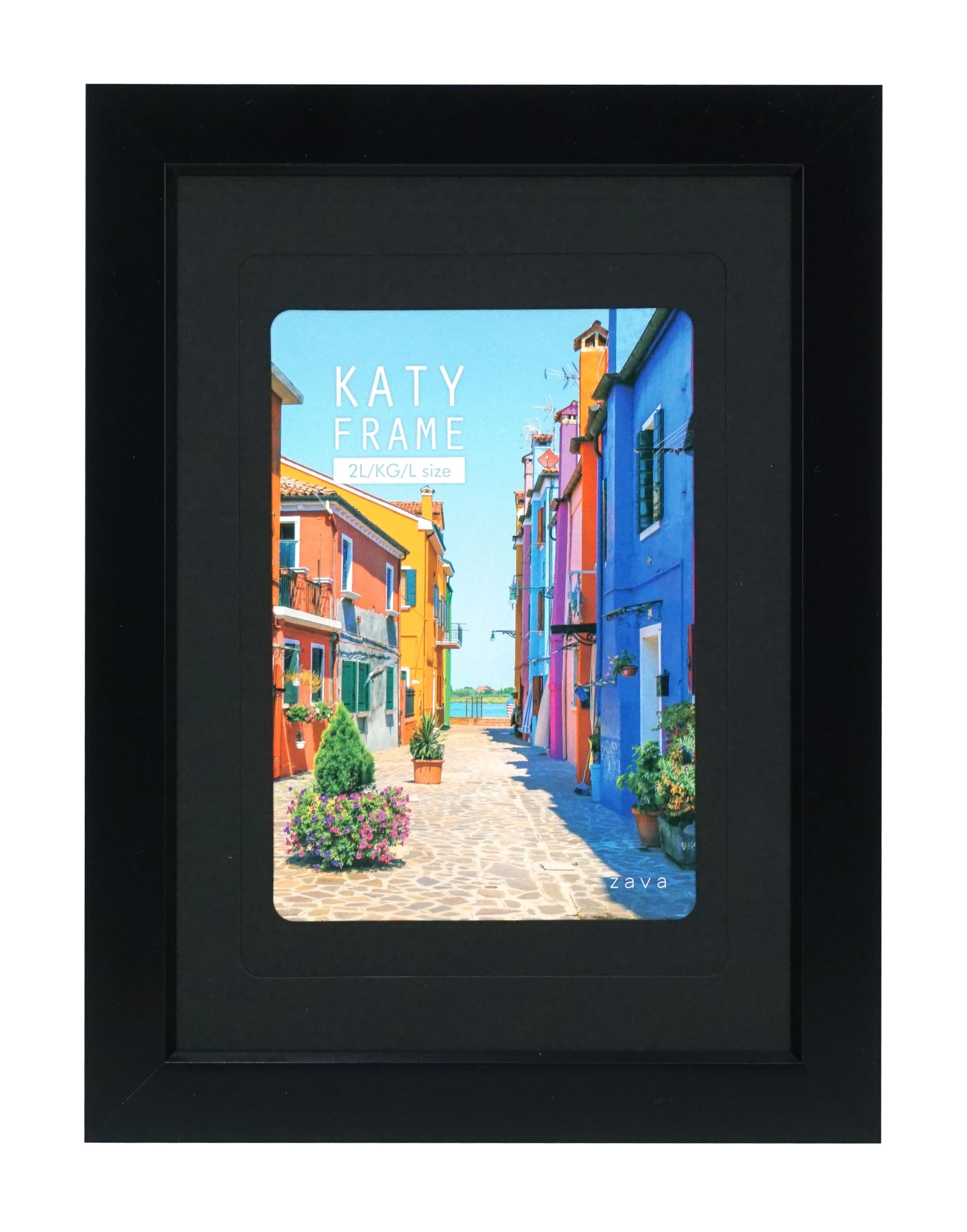 楽天市場】KATYフレーム 2L判 L判/ハガキ対応マット付き 全9色 万丈