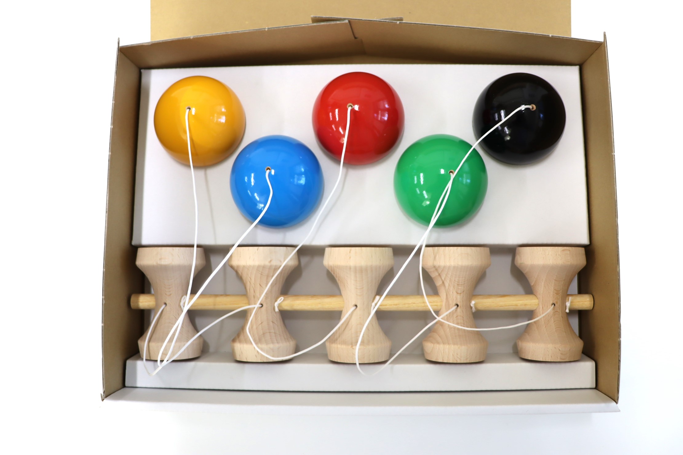 楽天市場】けん玉 大空シリーズ 山形工房×秋元けん玉研究所 5連けん玉