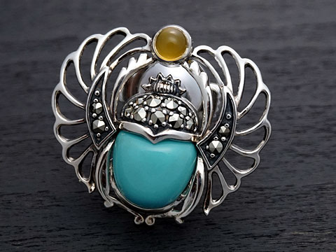 楽天市場】【Rokuzan/碌山】【スカラベ/フンコロガシ】 Silver925