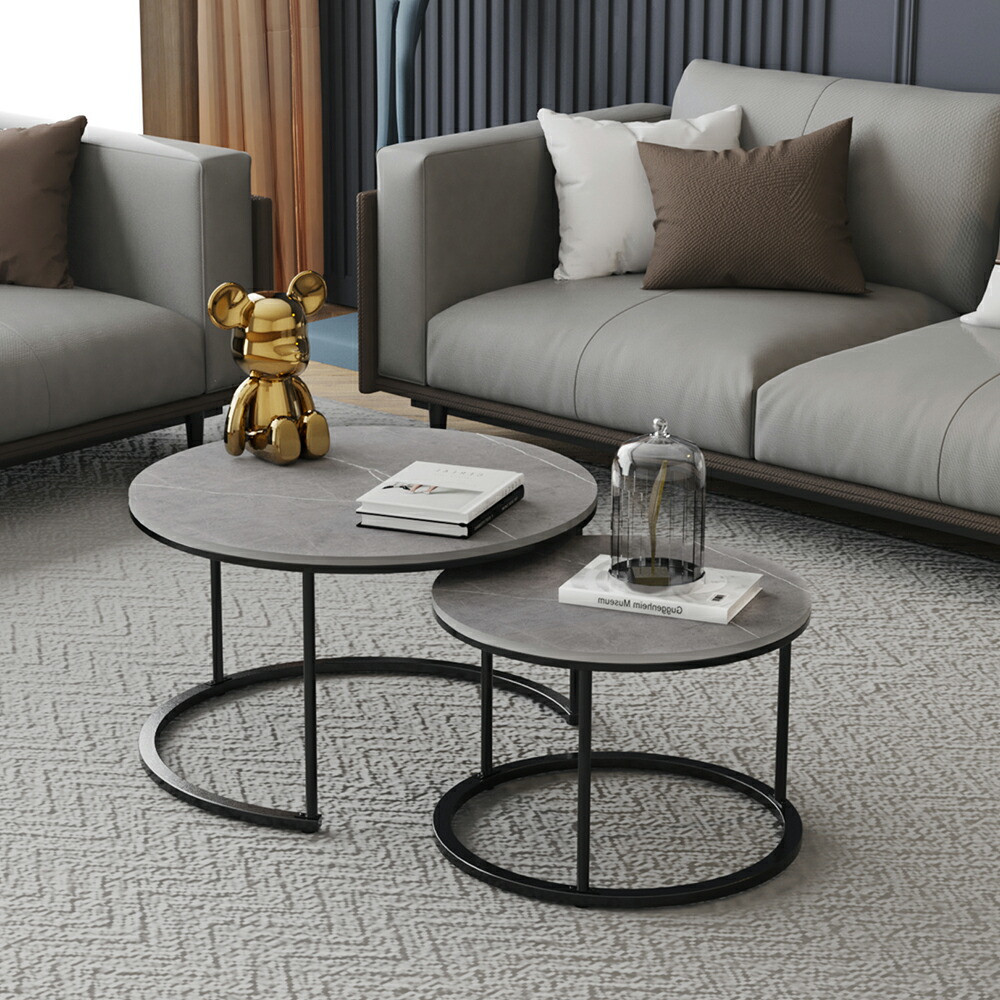 楽天市場】FATIVO センターテーブル 2個セット 幅80・60 ネスト