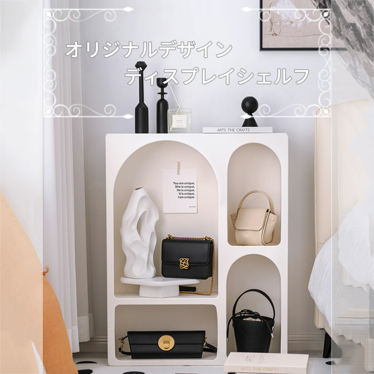 楽天市場】[70cm] VeroMan マントルピース シェルフ ホワイト 白